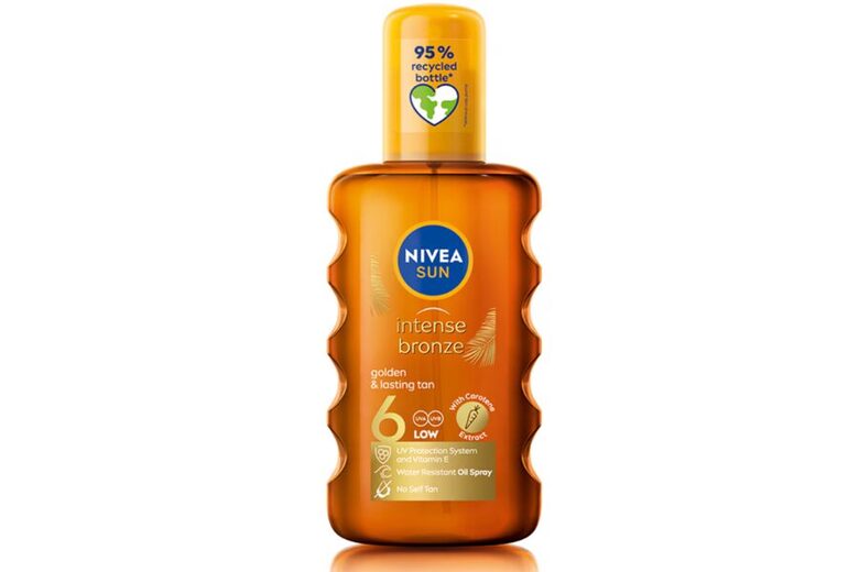 NIVEA SUN Intense Bronze SPF6 izsmidzināma eļļa aizsardzībai pret sauli ar karotīna ekstraktu un E vitamīnu, 200ml